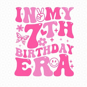 Vintage 7th Birthday 7 Years Old Wedding Anniversary Gift T-Shirt Vintage 7th Birthday 7 Years Old Wedding Anniversary Gift T-Shirt