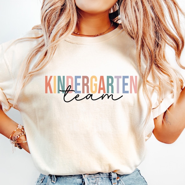 Kindergarten Teacher Svg,  Kindergarten Team Png Svg, Teacher Svg Png, Cute Kindergarten Team Shirt Teacher Appreciation, Digital Download