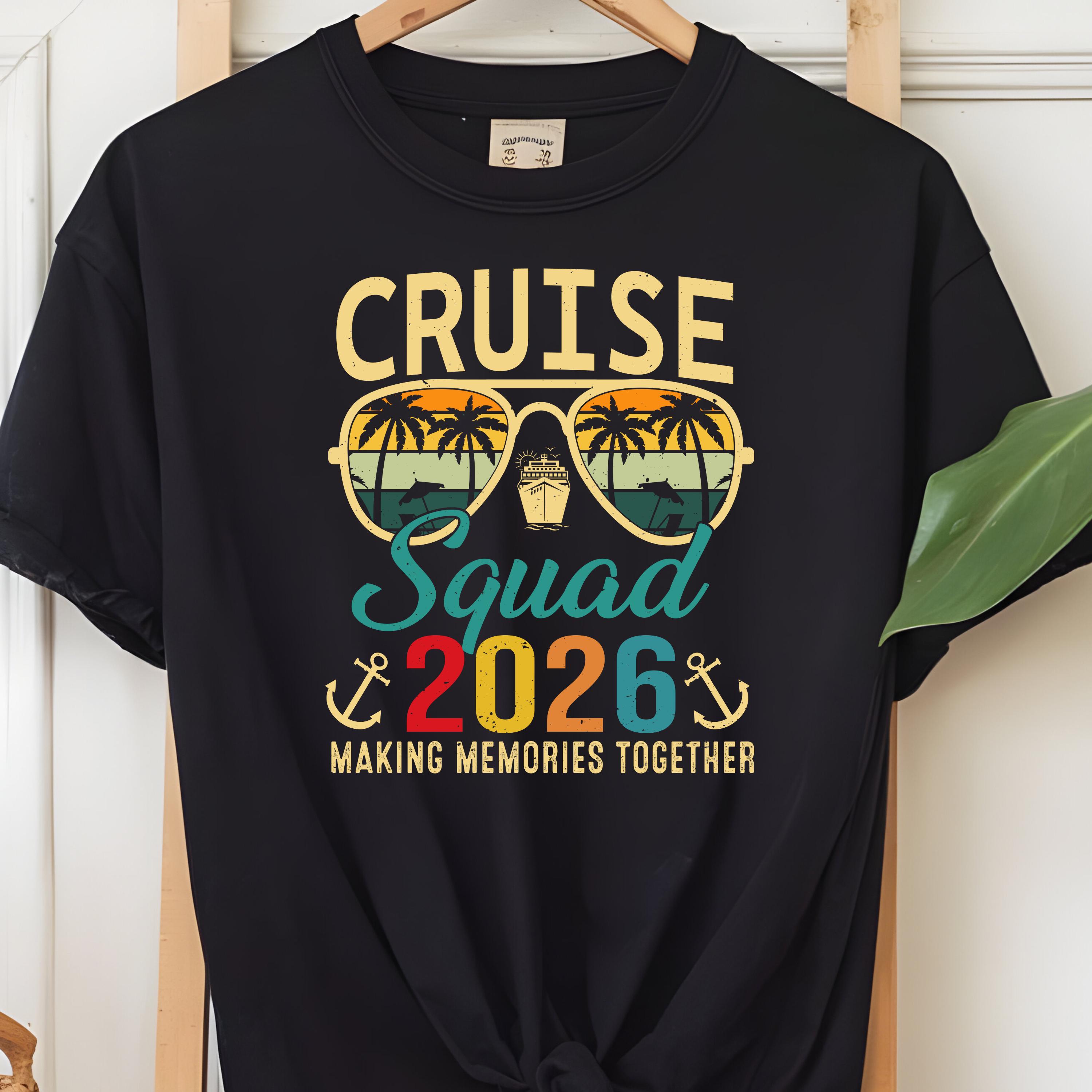 Cruise Squad 2026 Svg Png, Family Group Matching Vacation T-shirt ...
