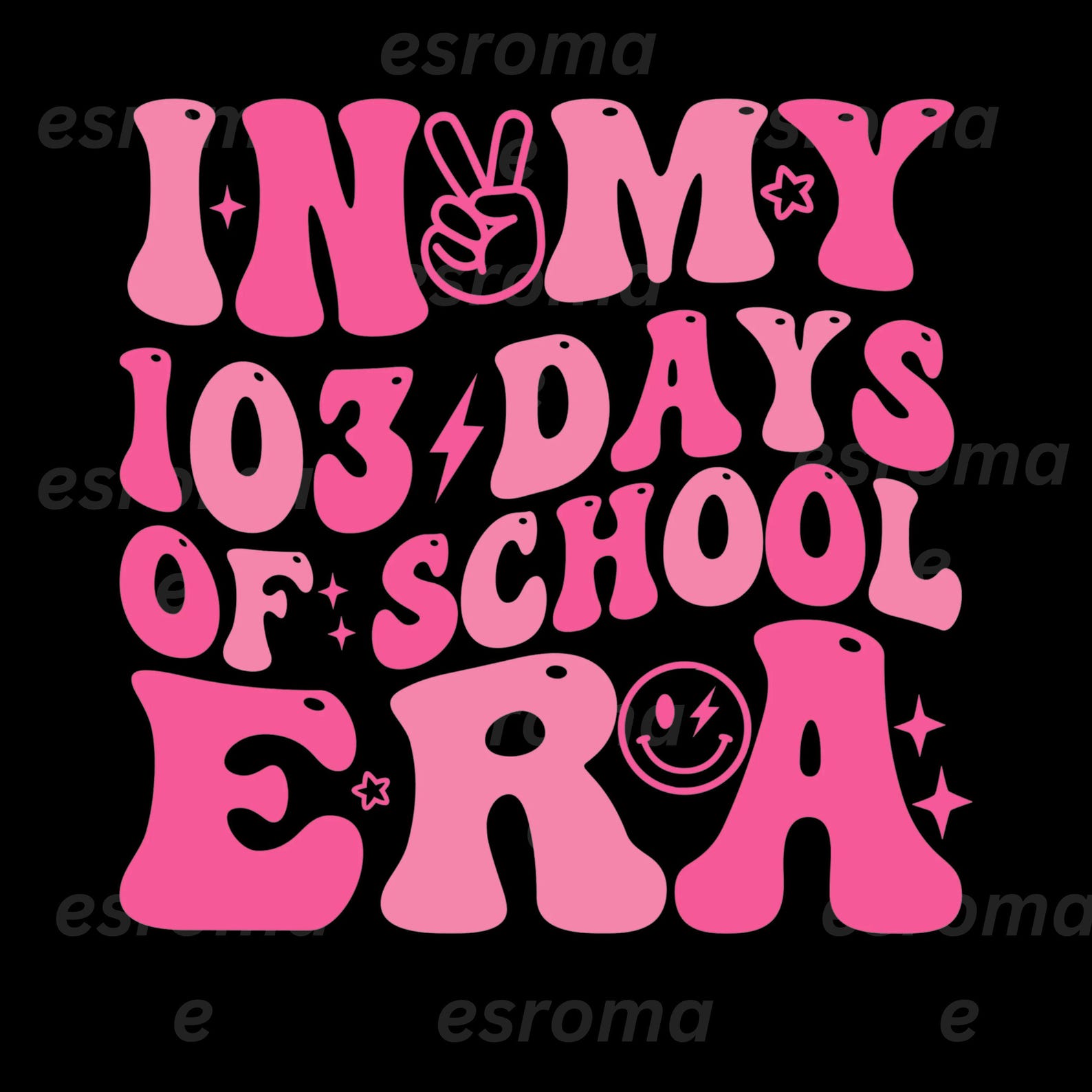 In My 103 Days of School Era Svg Png, 103 Days of School Svg Design ...