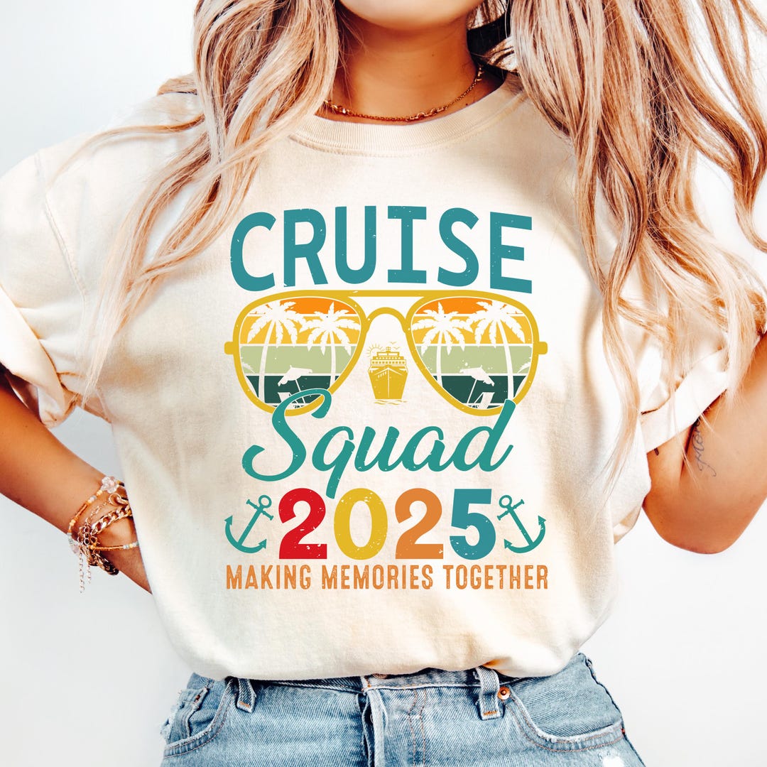 Cruise Squad 2025 Svg Png, Family Group Matching Vacation T-shirt ...