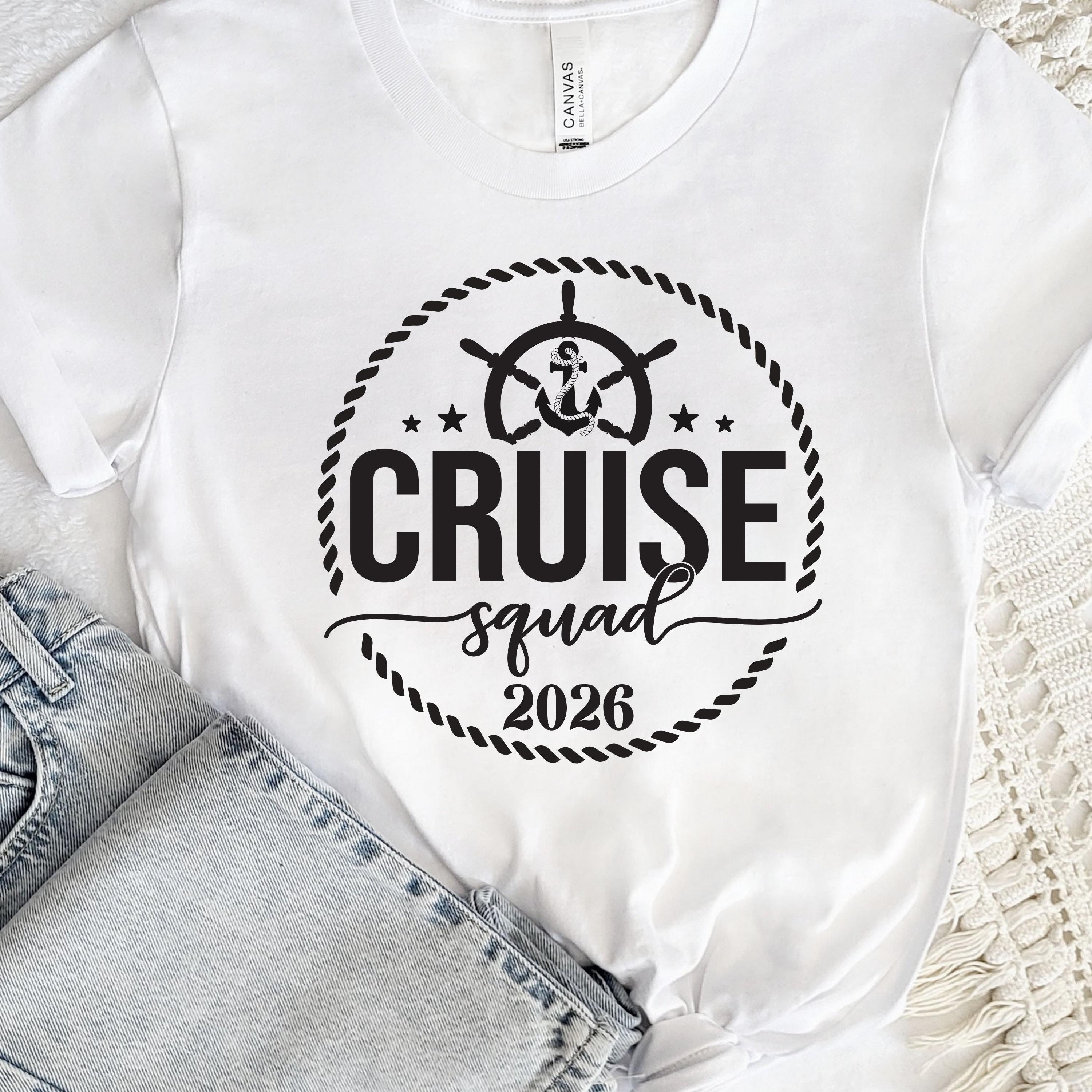 Cruise Squad 2026 Summer Svg Png, Vacation Matching Family Cruise - Etsy