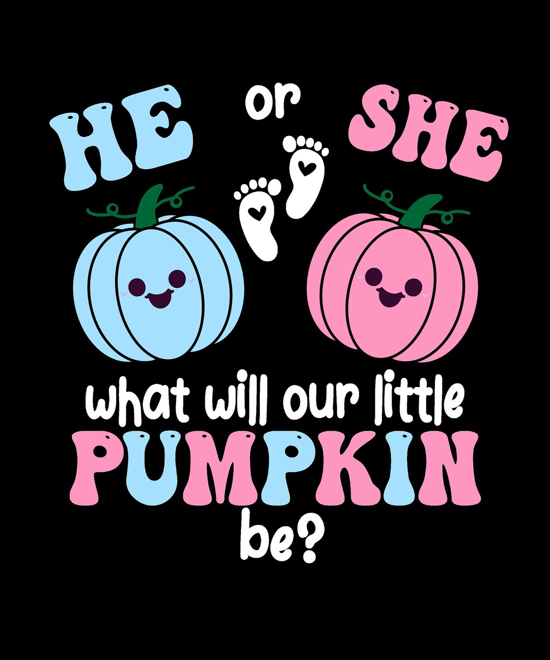 Gender Reveal Party Pumpkin Svg Png, Baby Shower Gender Reveal Png Etsy