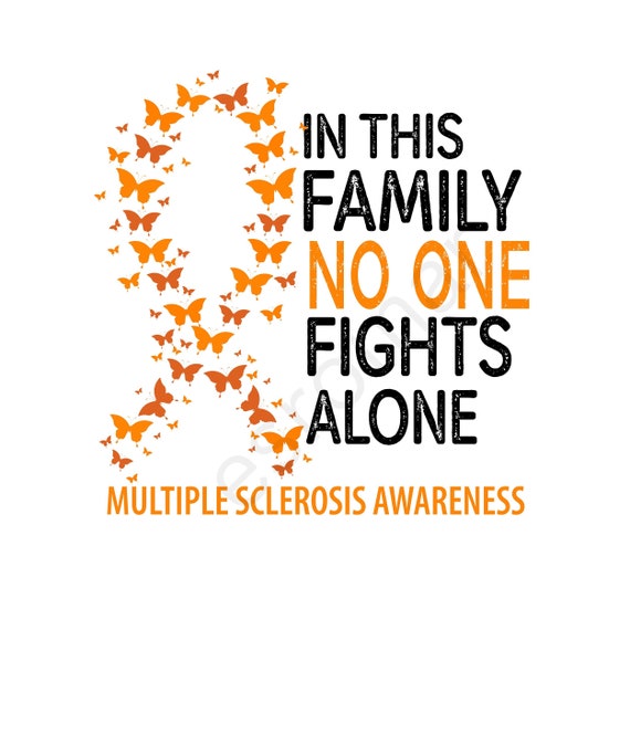 No One Fights Alone Ms Multiple Sclerosis Awareness T-Shirt No One Fights Alone Ms Multiple Sclerosis Awareness T-Shirt