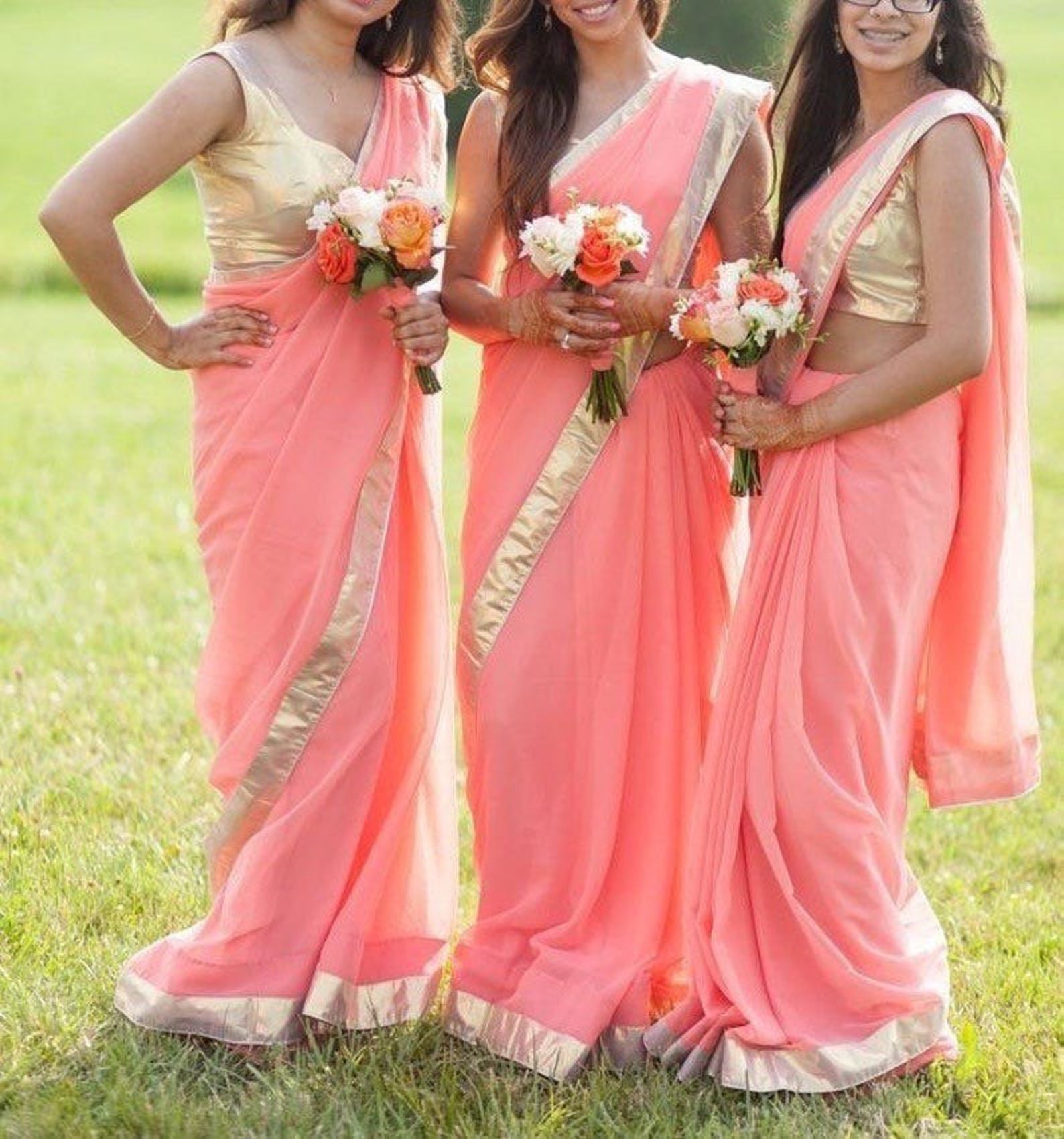 Indian Bridesmaid dresses bridesmaids lehenga bridesmaids Etsy