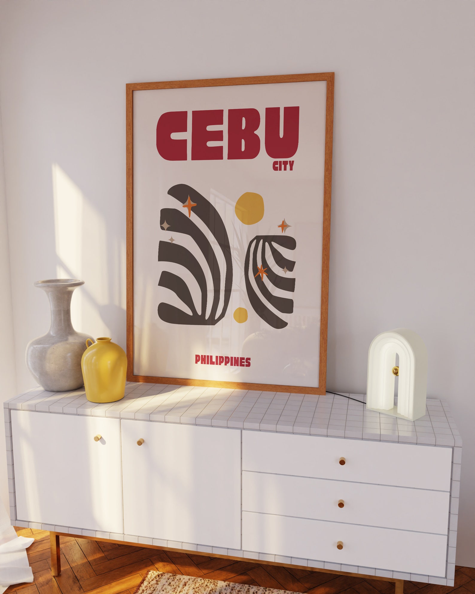 Cebu City Art Print Filipino Wall Art Summer Philippines Etsy