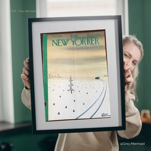 Chas Addams - The New Yorker Magazine COVER only December 8, 1962.