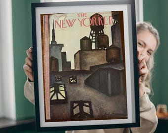 October 8, 1973 Vintage ORIGINAL New Yorker Magazine - Francois