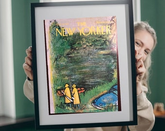 The New Yorker Magazine - Vintage COVER only - April 29, 1972 BIRNBAUM