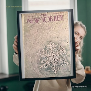 New Yorker Magazine - Vintage Original COVER only - January 7, 1967 ALLEN