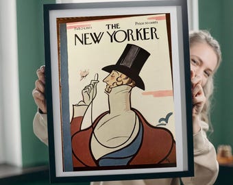 Vintage - ORIGINAL Cover Only - The New Yorker Magazine, February 24, 1973 - Irvin