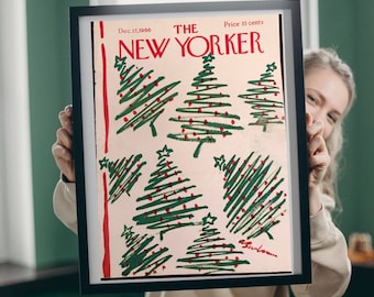 New Yorker Magazine - Vintage Original COVER only - December 17, 1966 BIRNBAUM