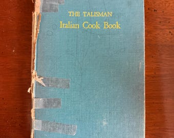 1950 The Talisman Italian Cook Book Ada Boni Hardcover HC