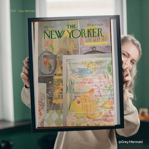 New Yorker Magazine Vintage Original COVER only - February 6, 1971 CEM