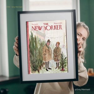 New Yorker Magazine - COVER ONLY - Artist Frank Modell December 16, 1972