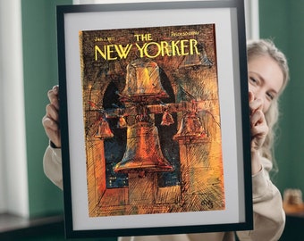 New Yorker Magazine - Vintage Original COVER only - January 2, 1971 GETZ