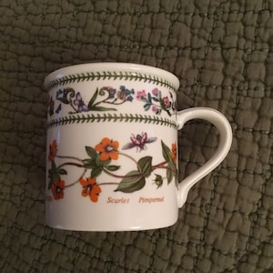 Portmeirion DRUM FLAT CUP Variations, Susan Williams-Ellis 1991