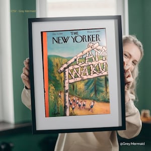 New Yorker Magazine - Vintage Original COVER only - July 15, 1961 Szanton