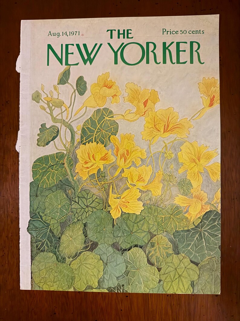 Couverture originale du 14 août 1971 UNIQUEMENT - The New Yorker Magazine Karasz image 8
