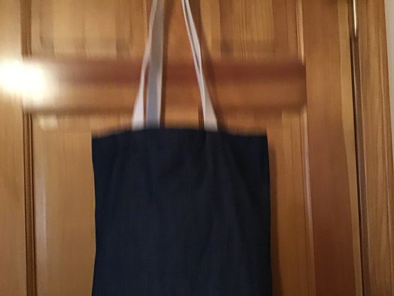 Dungaree Tote Bag, Gap Tote, Vintage - image 2