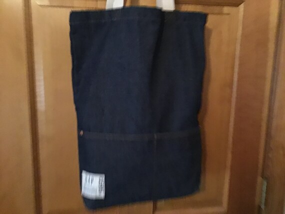 Dungaree Tote Bag, Gap Tote, Vintage - image 5