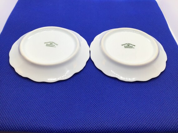 Johann Haviland Trinket Dishes Set of 2 White Blu… - image 2