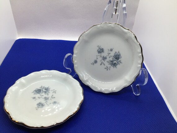 Johann Haviland Trinket Dishes Set of 2 White Blu… - image 3