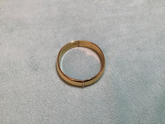 Edforce Bangle Clamper 18 Kt Gold Plated Stainless Steel Shiny