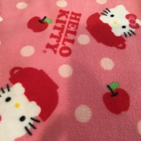 Kitty Fleece Fabric Etsy
