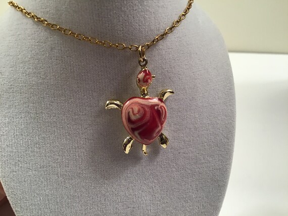 Etsy turtle deals necklace