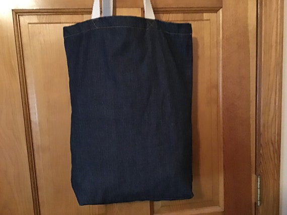 Dungaree Tote Bag, Gap Tote, Vintage - image 1