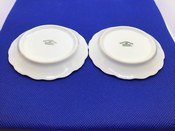 Johann Haviland Trinket Dishes Set of 2 White Blu… - image 4