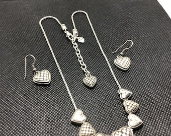Brighton Enchanted Heart Necklace and Earring Set