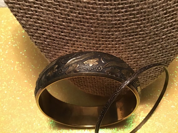 Etched bangles, Set of two - image 5