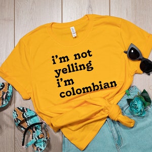 Colombian Tshirt, Colombian Roots Colombia Flag T-Shirt, Colombians, Colombian Gifts, Colombian Present, Colombian Birthday, Colombian