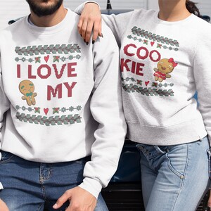 Matching Couple sweaters, Matching Christmas Sweatshirts, King and Queen, Couples Christmas, Christmas couples gifts, christmas sweater