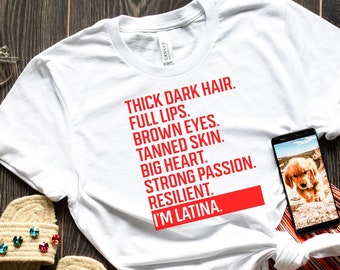 I am Latina Shirt, Latina Power Tees, Funny Latina Shirt, Latina Shirts, Chula Shirt, spanish shirt, Latina Feminist shirt, Latina power