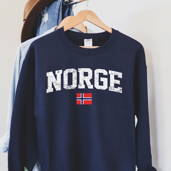Norge Sweatshirt,Norway Lover Shirt, Norwegian Shirt, Norway Travel Shirt, Norway Shirts, Norway Lover Gift, Scandinavian Gift, Norway