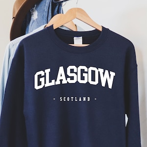 Glasgow Sweatshirt,Scotland gift, Scotland, Scottish Shirt, Glasgow Shirt, Edinburgh Shirt, Scotland Trip Shirts, Scotland Gift Idea