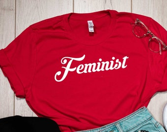 Feministisch shirt, vrouwenkracht, feministisch T-shirt, feministische T-shirts, shirt feministische slogan, shirt voor vrouwen, feministisch T-shirt, stijlvol T-shirt, Tumblr