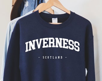 Sudadera de Inverness, regalo de Escocia, Escocia, camisa escocesa, camisa de Glasgow, camisa de Edimburgo, camisas para viajes a Escocia, Escocia
