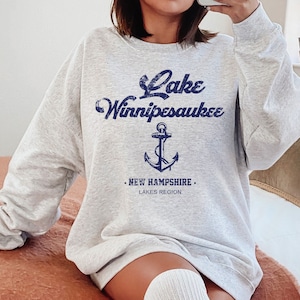 Lake Winnipesaukee Tshirt, Winnipesaukee Lake, New Hampshire, Winnipesaukee River, Carrol County, Belknap County, Sommer