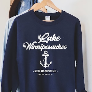Lake Winnipesaukee Tshirt, Winnipesaukee Lake, New Hampshire, Winnipesaukee River, Carrol County, Belknap County, Sommer