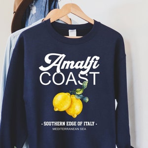 Amalfi Coast Sweatshirt,Amalfi Coast, Amalfi Coast Shirt, Italy Shirt, Positano, Capri, Vacation Shirt, Travel Shirt, Vintage Tee