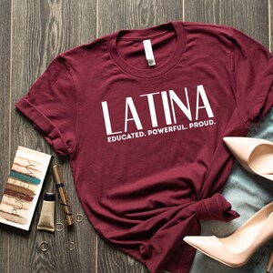 Lateinische Shirt, spanische T-shirt, Empowerment Shirt, Frauen Power Shirt, Latein