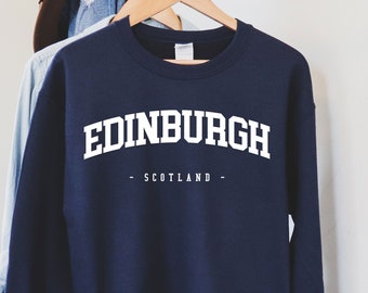 Sudadera de Edimburgo, regalo de Escocia, Escocia, camiseta escocesa, camiseta de Glasgow, camiseta de Edimburgo, camisetas para viajes a Escocia, Escocia