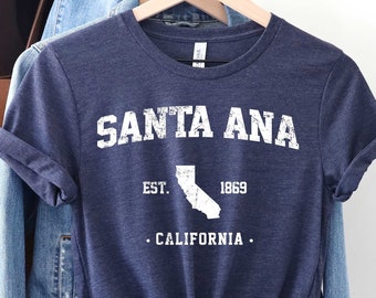 Santa Ana Kalifornien Shirt, Kalifornien Shirt, Westkosten T-Shirt, Kalifornien T-Shirt, Kalifornien Tshirt, Cali Mädchen Shirt, trendiges Kalifornien Shirt