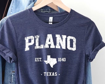 Plano Texas Shirt,Texas Shirt, Texas State Shirt, Texas Longhorn Shirt, Texas Lovers Shirt, Texas Tee, Shirts For Women, Texas Home Shirt