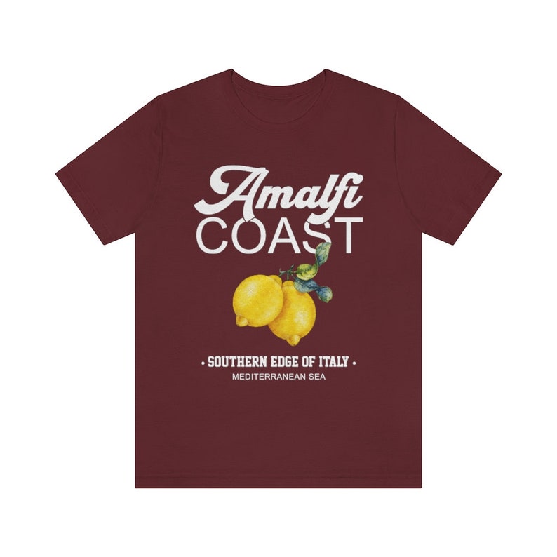 Amalfiküste Shirt, Amalfiküste, Amalfiküste Shirt, Italien Shirt, Positano, Capri, Urlaub Shirt, Reise Shirt, Vintage T-Shirt Bild 6