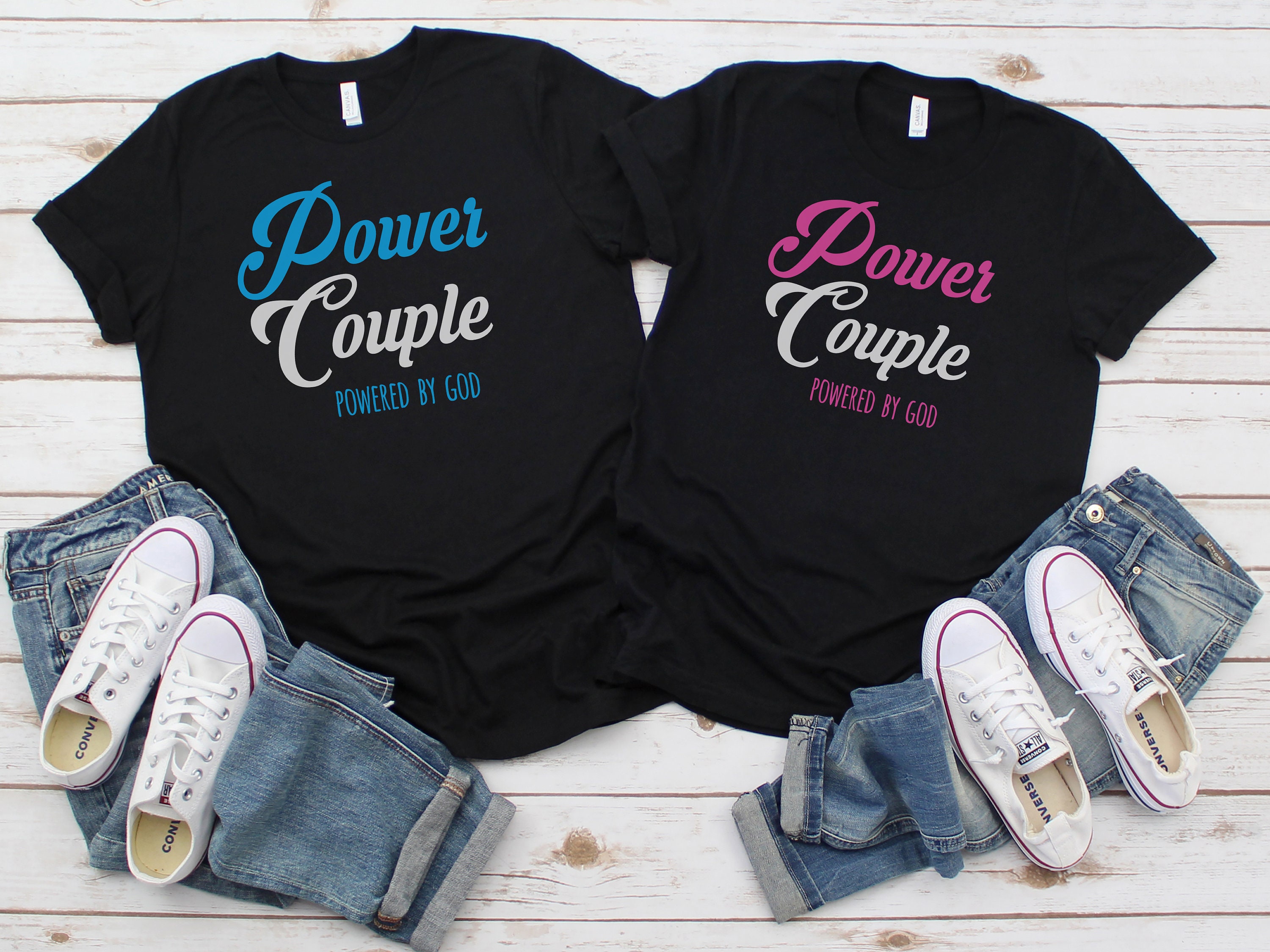 Converse top couple shirt